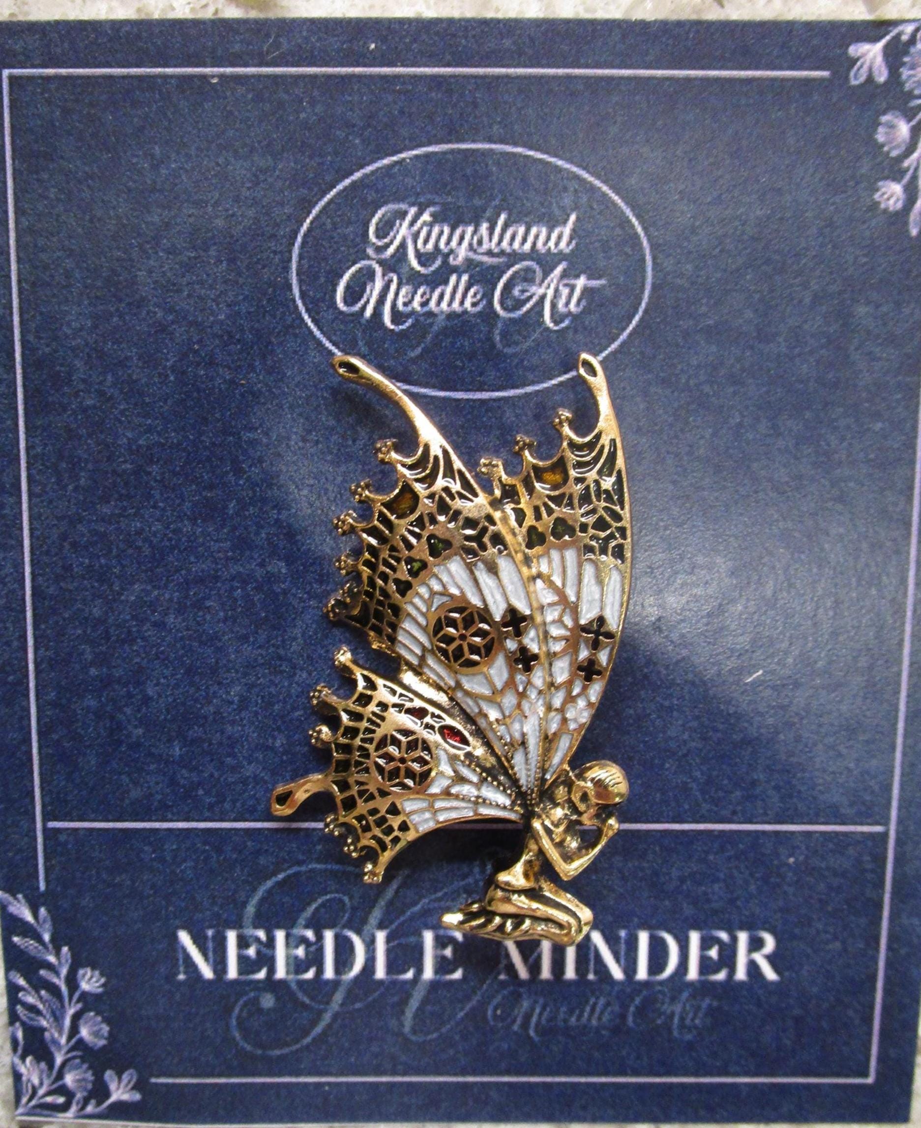 KINGSLAND NEEDLE MINDER ~ Angel's Prayer Needle Minder, Needle Dock, Needle Nanny, Canvas Magnet, Needle Garage, Needleminder