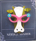 KINGSLAND NEEDLE MINDER ~ Cow Acrylic Needle Minder, Needle Dock, Multi-Dimensional, Magnet, Needle Garage, Needleminder