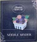 KINGSLAND NEEDLE MINDER ~ Blueberries Needle Minder, Needle Dock, Needle Nanny, Magnet, Needle Garage, Needleminder