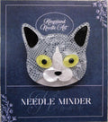 KINGSLAND NEEDLE MINDER ~ Cat Acrylic Needle Minder, Needle Dock, Multi-Dimensional, Magnet, Needle Garage, Needleminder
