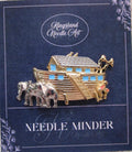 KINGSLAND NEEDLE MINDER ~ Noah's Ark Needle Minder, Needle Dock, Enamel, Magnet, Needle Garage, Needleminder
