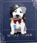 KINGSLAND NEEDLE MINDER ~ Cute Paintbrush Dog Acrylic Needle Minder, Needle Dock, Multi-Dimensional, Magnet, Needle Garage, Needleminder