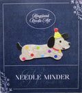 KINGSLAND NEEDLE MINDER ~ Polka Dot Dog Needle Minder, Needle Dock, Acrylic, Magnet, Needle Garage, Needleminder