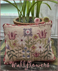 The SCARLETT HOUSE "Wallflowers"  Counted Cross Stitch Pattern  chart, Pattern Only