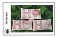 Running with Needles & Scissors "Ho Ho Ho"  Counted Cross Stitch Pattern  Chart, Christmas, Pattern Only