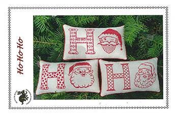 Running with Needles & Scissors "Ho Ho Ho"  Counted Cross Stitch Pattern  Chart, Christmas, Pattern Only