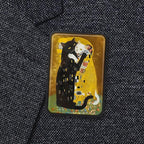 KINGSLAND NEEDLE MINDER ~ Cats Kiss Needle Minder, Needle Dock, Enamel, Magnet, Needle Garage, Needleminder
