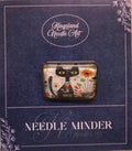 KINGSLAND NEEDLE MINDER ~ Black Cat Needle Minder, Needle Dock, Enamel, Magnet, Needle Garage, Needleminder