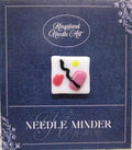 KINGSLAND NEEDLE MINDER "Fused Glass Needle Minder"  Fused Glass  Magnet  Needle dock, Needleminder  One-of-a-Kind, Handcrafted