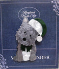 KINGSLAND NEEDLE MINDER ~ Scotty Dog Acrylic Needle Minder, Needle Dock, Multi-Dimensional, Magnet, Needle Garage, Needleminder