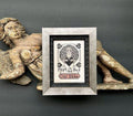 KATHY BARRICK "Nip't In The Bud" Counted Cross Stitch Pattern, Halloween, Tombstone Angel, Pattern Only