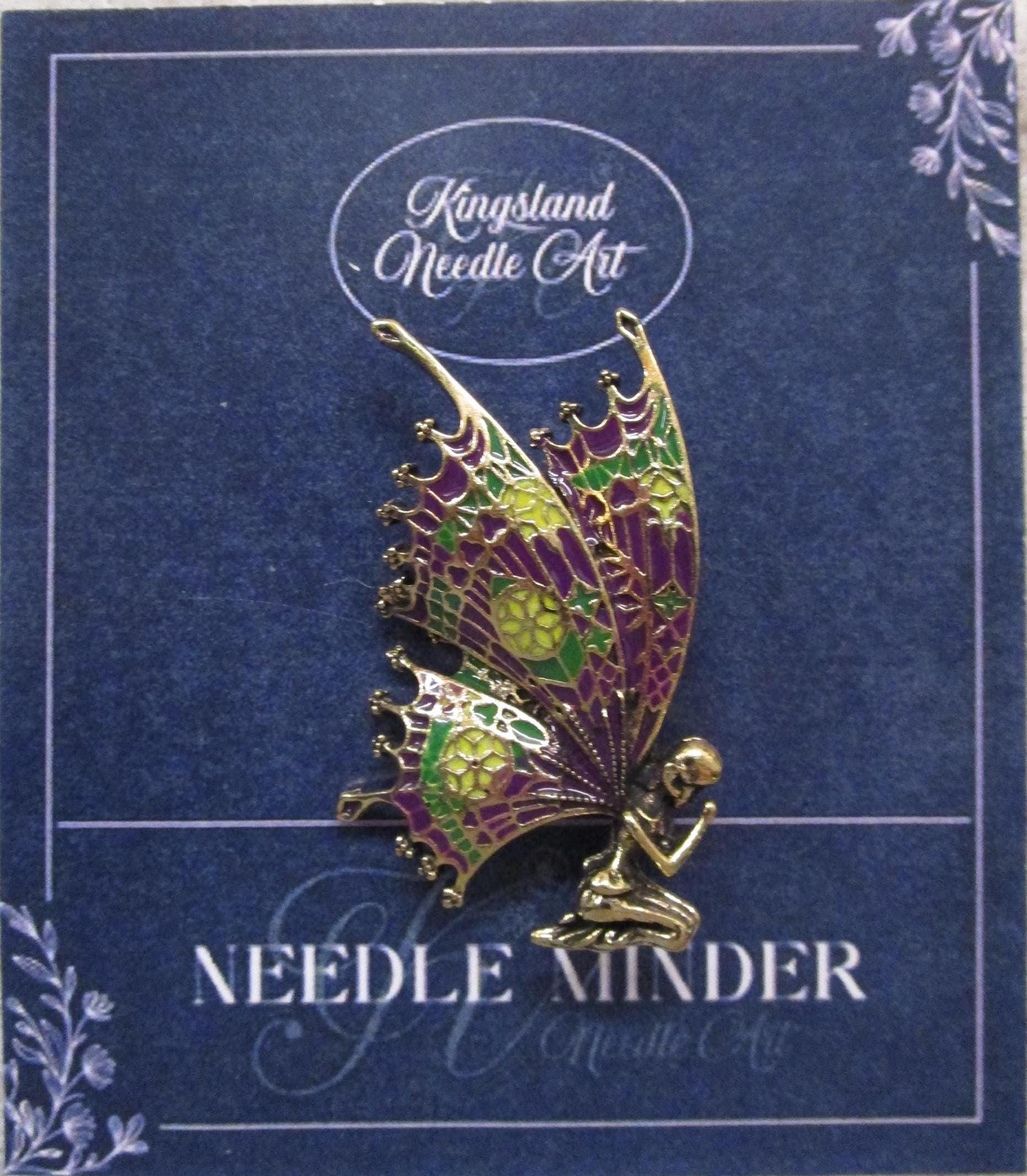 KINGSLAND NEEDLE MINDER ~ Angel's Prayer Needle Minder, Needle Dock, Needle Nanny, Canvas Magnet, Needle Garage, Needleminder