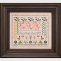Hands Across The Sea Samplers "Emma Wright 1904" Counted Cross Stitch Pattern, Reproduction English Sampler, Pattern Only