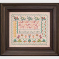 Hands Across The Sea Samplers "Emma Wright 1904" Counted Cross Stitch Pattern, Reproduction English Sampler, Pattern Only