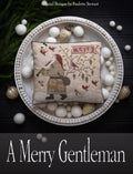 PLUM STREET SAMPLERS "A Merry Gentleman"  Counted Cross Stitch Pattern  Chart, Christmas, Winter, Pattern Only
