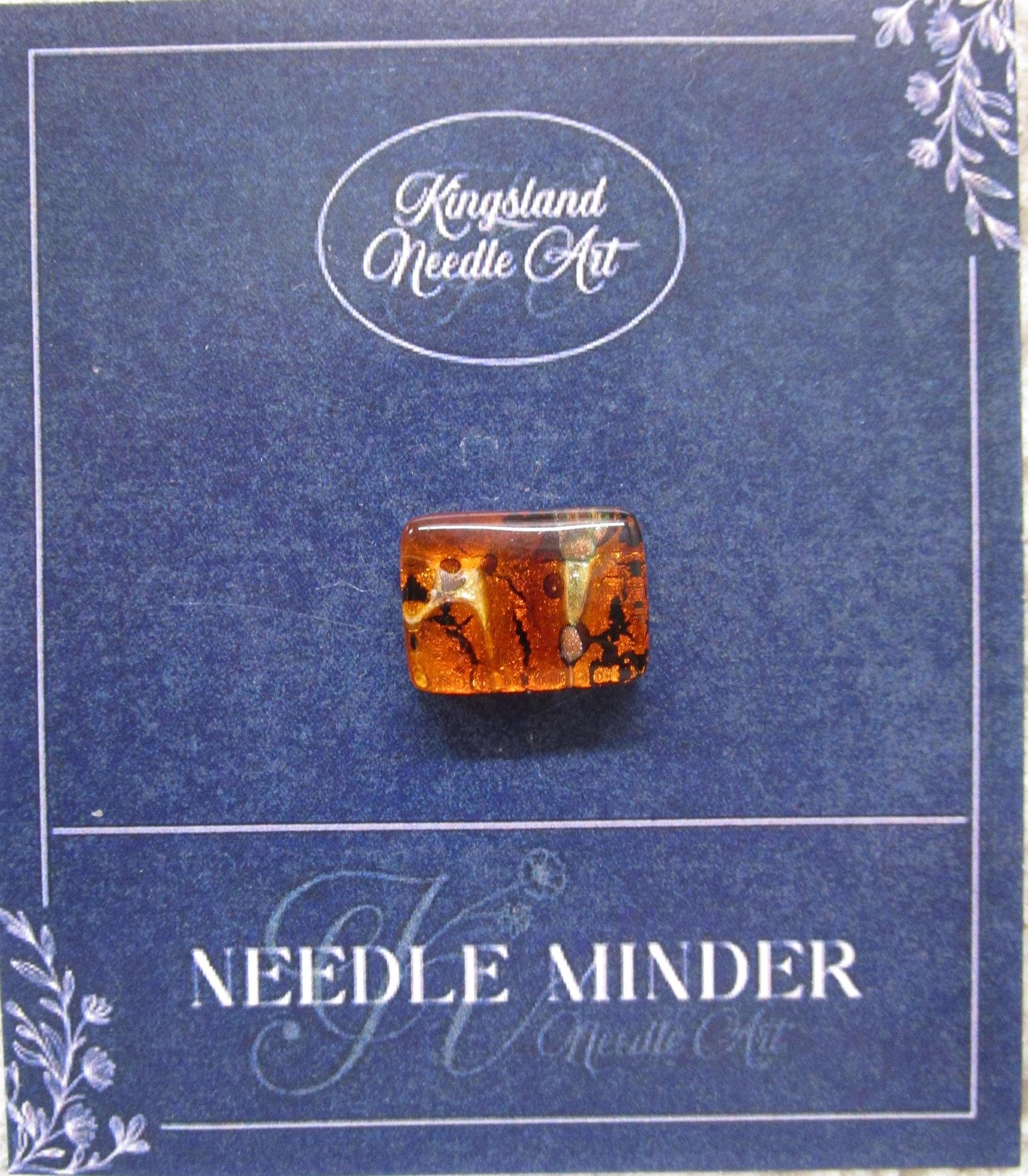 KINGSLAND NEEDLE MINDER ~ Murano Glass Needle Minder, Venetian Glass Made In Italy, Needle Dock, Needle Garage, Needleminder