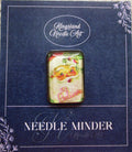KINGSLAND NEEDLE MINDER ~ Santa We Believe Needle Minder, Needle Dock, Enamel, Magnet, Needle Garage, Needleminder