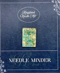 KINGSLAND NEEDLE ART "Fused Glass Needle Minder"  Jewelry  The Perfect Gift  One-of-a-Kind, Handcrafted