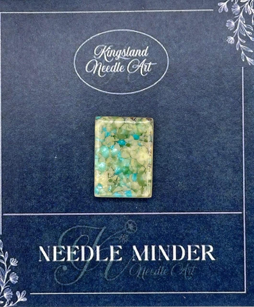 KINGSLAND NEEDLE ART "Fused Glass Needle Minder"  Jewelry  The Perfect Gift  One-of-a-Kind, Handcrafted