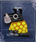 KINGSLAND NEEDLE MINDER ~ Multi-Color Dog Acrylic Needle Minder, Needle Dock, Multi-Dimensional, Magnet, Needleminder