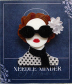 KINGSLAND NEEDLE MINDER ~ Fashionista Acrylic Needle Minder, Needle Dock, Multi-Dimensional, Magnet, Needleminder