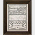 Hands Across The Sea Samplers "Charlotte Mash 1830" Counted Cross Stitch Pattern, Reproduction English Sampler, Pattern Only