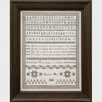 Hands Across The Sea Samplers "Charlotte Mash 1830" Counted Cross Stitch Pattern, Reproduction English Sampler, Pattern Only