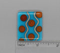 BEAU VERRE ART "Fused Glass Needle Minder"  Fused Glass  Magnet  Beautiful Colors & Movement, Needleminder  One-of-a-Kind, Handcrafted