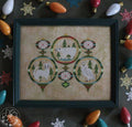 THE BLUE FLOWER "Snowy & Bright"  Counted Cross Stitch Pattern  Christmas, Pattern Only, Booklet