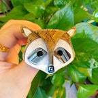 KINGSLAND NEEDLE MINDER ~ Fox Face Acrylic Needle Minder, Needle Dock, Multi-Dimensional, Magnet, Needle Garage, Needleminder