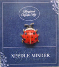 KINGSLAND NEEDLE MINDER ~ Ladybug Needle Minder, Needle Dock, Swarovski Crystal Enamel Magnet, Needle Garage, Needleminder
