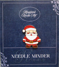 KINGSLAND NEEDLE MINDER ~ Santa Needle Minder, Needle Dock, Enamel Magnet Needle Garage, Needleminder