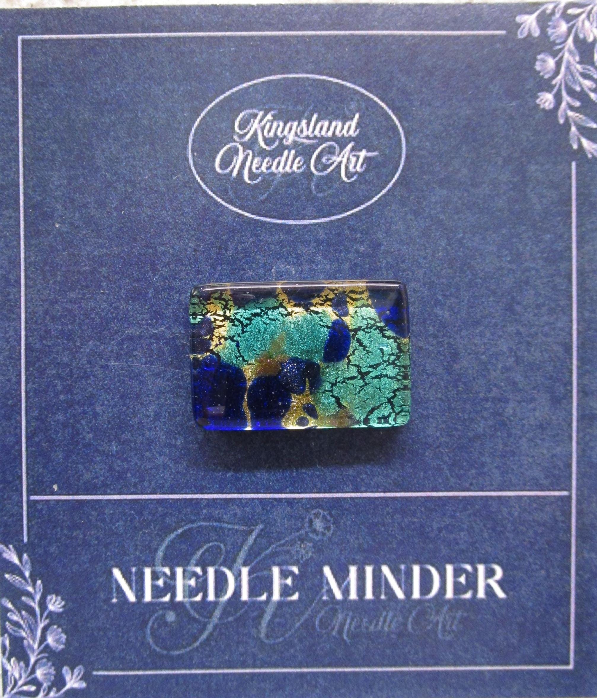 KINGSLAND NEEDLE MINDER ~ Murano Glass Needle Minder, Venetian Glass Made In Italy, Needle Dock, Needle Garage, Needleminder