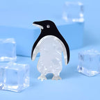 KINGSLAND NEEDLE MINDER ~ Penguin Acrylic Needle Minder, Needle Dock, Multi-Dimensional, Magnet, Needle Garage, Needleminder