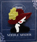 KINGSLAND NEEDLE MINDER ~ Fashionista Girl Acrylic Needle Minder, Needle Dock, Multi-Dimensional, Magnet, Needle Garage, Needleminder
