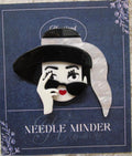 KINGSLAND NEEDLE MINDER ~ Fashionista Girl Acrylic Needle Minder, Needle Dock, Multi-Dimensional, Magnet, Needle Garage, Needleminder