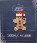 KINGSLAND NEEDLE MINDER ~ Gingerbread Man Acrylic Needle Minder, Needle Dock, Multi-Dimensional, Magnet, Needle Garage, Needleminder