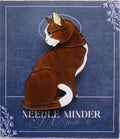 KINGSLAND NEEDLE MINDER ~ Brown Cat Acrylic Needle Minder, Needle Dock, Multi-Dimensional, Magnet, Needle Garage, Needleminder