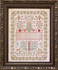 Hands Across The Sea Samplers "Barberry Butcher 1802" Counted Cross Stitch Pattern, Reproduction English Sampler, Pattern Only