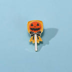 KINGSLAND NEEDLE MINDER ~ Pumpkin Lollipop Needle Minder, Needle Dock, Enamel, Magnet, Needle Garage, Halloween, Needleminder