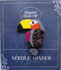 KINGSLAND NEEDLE MINDER ~ Toucan Bird Acrylic Needle Minder, Needle Dock, Multi-Dimensional, Magnet, Needle Garage, Needleminder