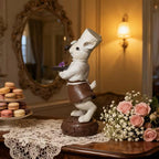 Easter Decor - French Country Chocolate Themed Chef Rabbit - 8"x 3" ~ Free Shipping ~ Easter Decorations E102