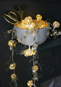 LUMINA OF LONDON ~ Ora String Lights ~ Glowing Orbs Along A Delicate Chain ~ Indoor Use Only ~ Battery Operated ~ 8.5 Ft ~ New for 2026