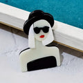 KINGSLAND NEEDLE MINDER ~ Fashionista Chic Acrylic Needle Minder, Needle Dock, Multi-Dimensional, Magnet, Needleminder