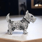 BROOCH ~ Scotty Dog ~ Rhinestones ~ Silver Tone ~ Jewelry, Holidays, Great Gift Idea, Pin