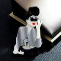 KINGSLAND NEEDLE MINDER ~ Fashionista Chic Acrylic Needle Minder, Needle Dock, Multi-Dimensional, Magnet, Needleminder