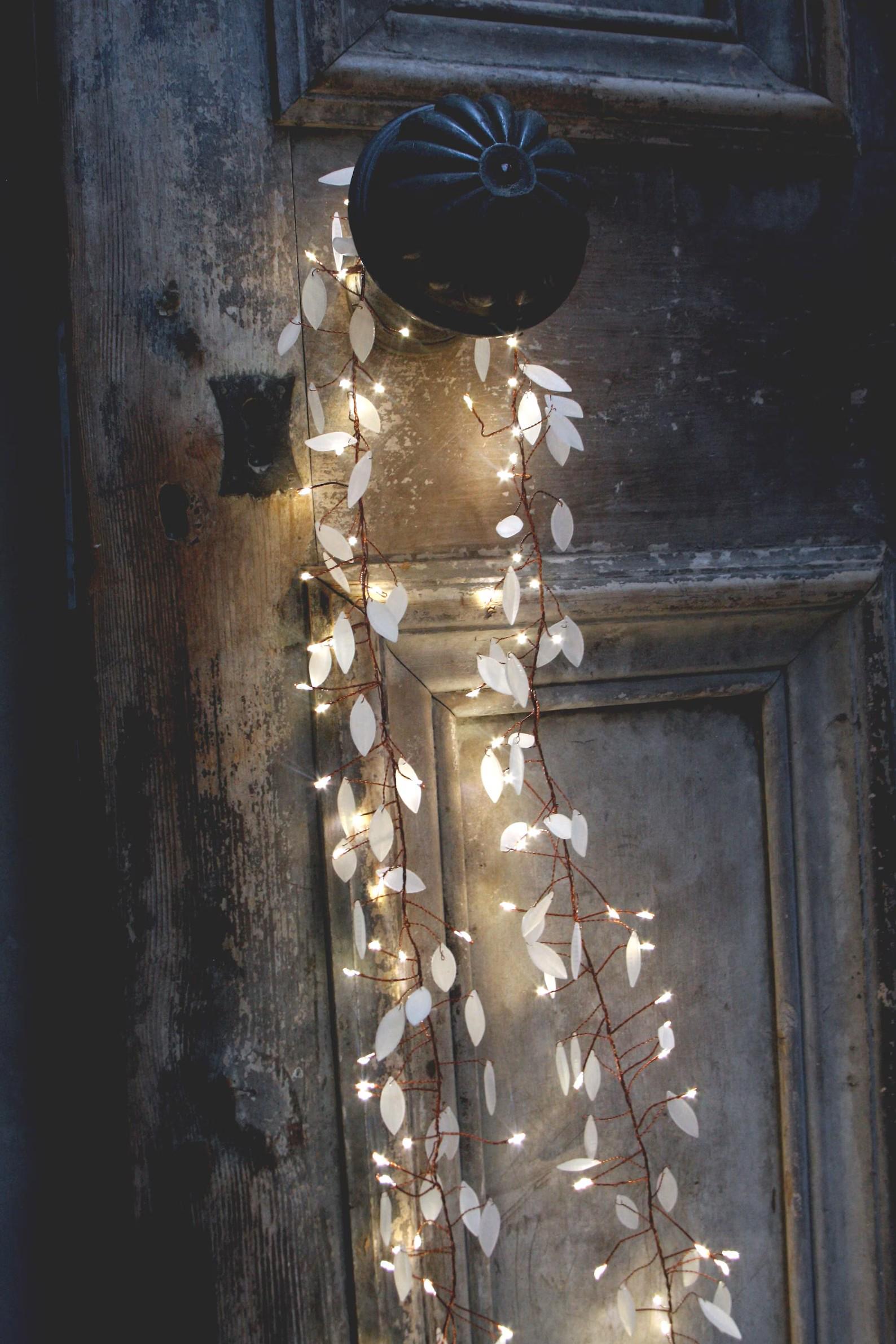 LUMINA OF LONDON ~ Leaf Cluster Fairy Lights ~ Indoor ~ 150 Led Fairy String Lights ~ Battery Operated ~ 8 Ft ~ New for 2026