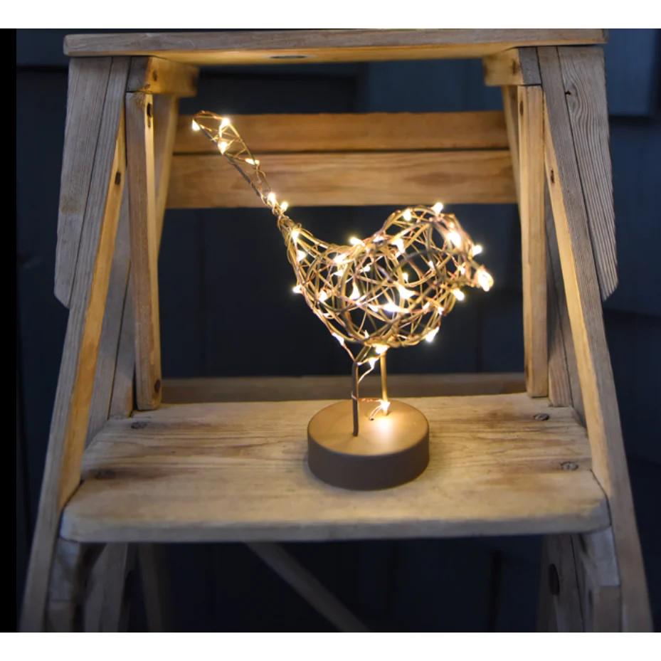 LUMINA OF LONDON ~ Robin Light Ornament ~ Cute 20 Warm Led Lights ~ For Indoor Use ~ Battery Operated ~ New for 2026