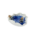 Hand-Made Ceramic Lotus Leaf Tray with Frogs ~ Artisan Thai Pottery ~ 6.5" wide, 1.5" Deep ~ Beautiful Hand Sculpted ~ Home Decor ~ KT103S