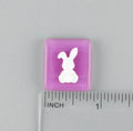 BEAU VERRE ART "Floppy Ear Bunny Fused Glass Needle Minder"  Magnet  Easter Needleminder  One-of-a-Kind, Handcrafted with Love by Kelly